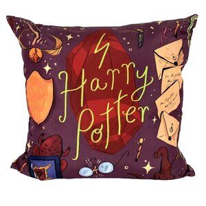 Harry Potter Decorative Throw Pillow Howlers Sorcerers Stone Sorting Hat Frog Ra